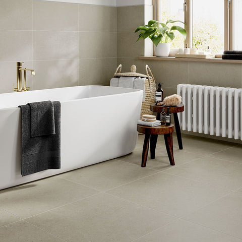 Siena Beige Matt Porcelain Wall & Floor Tiles - 300mm x 600mm