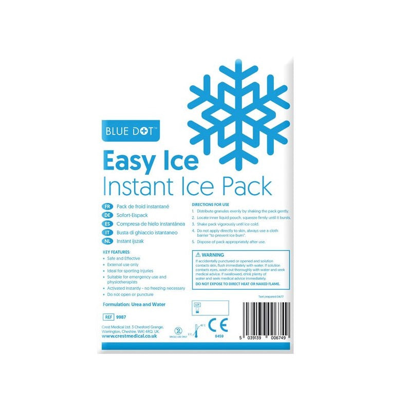 Blue Dot Easy Ice Instant Ice Pack