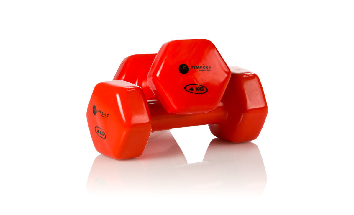 Finesse Vinyl Dumbbells (8kg)